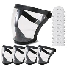 5X Anti-fog Shield Safety Full Face Protectiv...