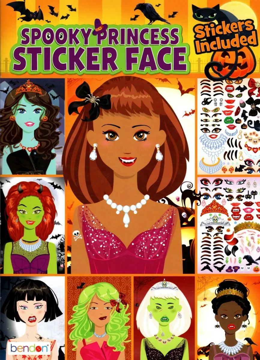 First Sticker by Number - Spooky Funny Halloween Activity Book, Over 300  Stickers for Children and Toddlers