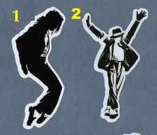 MICHAEL JACKSON Sticker 1&2 CLASSIC pop R&B funk SINGER SONGWRITER pop SOUL 5