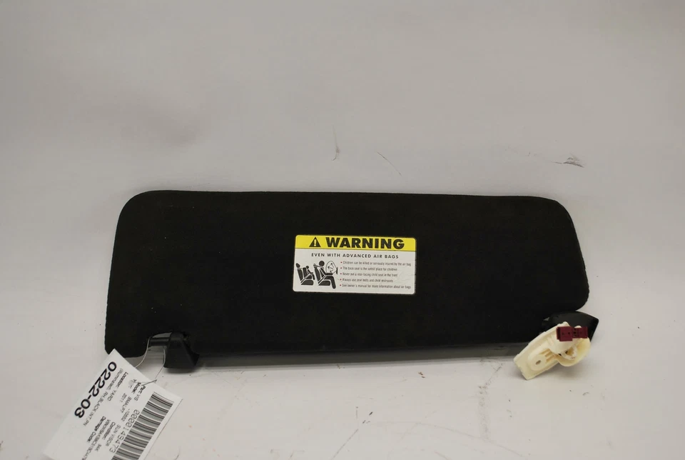 BMW ALPINA B7 F01 2011-2015 LADO DERECHO PASAJERO PARASOL NEGRO OEM Foto 3 de 4