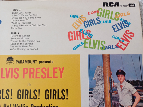 plays n/m- n/m- Elvis Presley LP Girls Girls Girls 1979 Re-Issue RCA PL 42354 - Bild 5 von 9