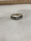 Vintage Sterling Silver 925 Beaded Rope Band Ring 3.34g Stackable Size 5.5