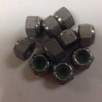 10 1/4 28 Stainless Steel Nylon Lock Nuts 10 1/4 28 Stainless Steel Nylon Lock Nuts