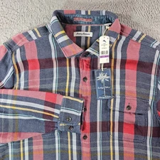 $148 NEW Tommy Bahama Copper Canyon Shirt Jacket Men XXL Norse Blue Button