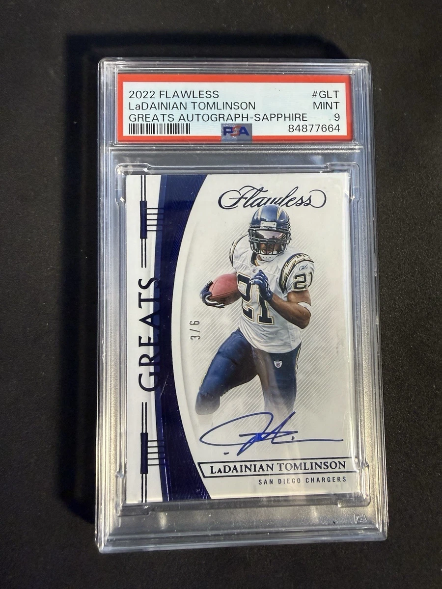 LaDainian Tomlinson Football Autographed Sports Trading Cards for