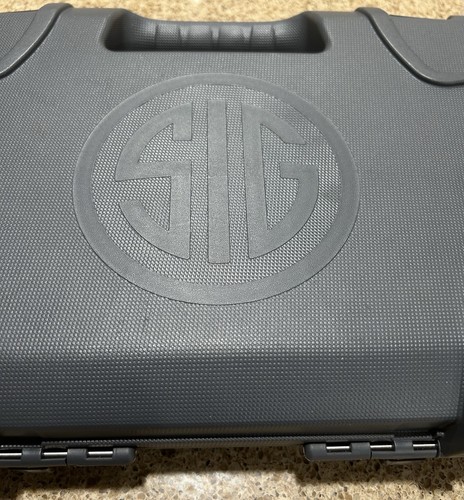 "Estuche rígido de fábrica SIG SAUER forro interior acolchado 13,25"" X 9"" limpio" - Imagen 2 de 8