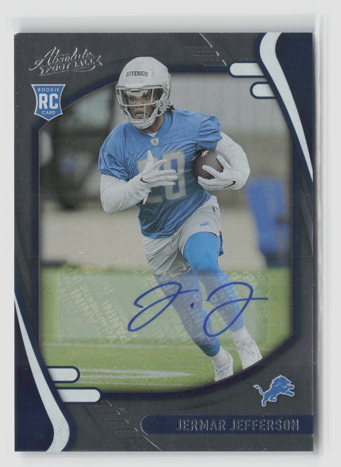 Jermar Jefferson #169 2021 Panini Absolute Rookie Rc Auto Lions