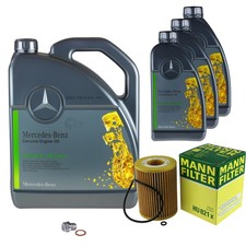 MANN Inspektionspaket 8L MB 5W-30 f&uuml;r Mercedes GLE W166 350 D 4matic C292 W164
