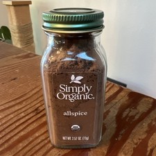 Simply Organic Allspice 2.57oz Best By May 2027
