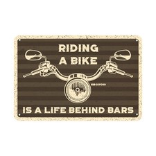 Oxford Motorrad Motorbike Garage Schild Fahrradfahren Werkstatt Schuppen Indoor Schilder