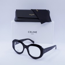 Celine CL50149I 001 Shiny Black 53mm Eyeglasses New Authentic