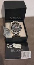 BULOVA : Precisionist Quartz Chronograph Men's Watch D  Indicator W Box & Paper