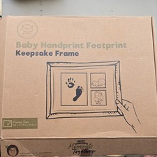 KeaBabes 3-Slot Newborn Frame-Baby Clay Handprint Footprint Kit