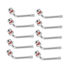 10PCS Truck Tire Valve Stem, OEM TR545D 60 Degree Bend Truck Bus Tyre Valve