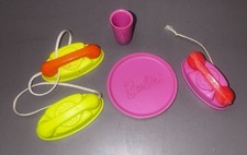 Vintage Barbie Dream Kitchen Go-Together Telephones Tumbler Dishes Lot 1964 TLC