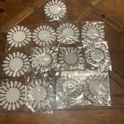 13 Pcs Nail Polish Display Board Hand Practice Model Art Tips Wheel Sample