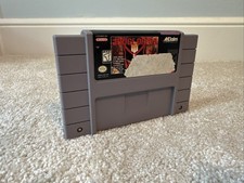 Super Nintendo SNES Judge Dredd Video Game Tested Working
