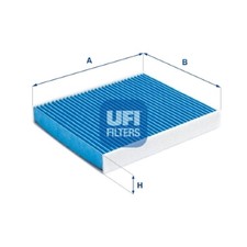 Innenraumfilter ARGENTIUM UFI 34.199.00 für VW POLO 5 6R1 6C1 TSI TDI 16V BiFuel