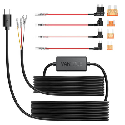 Vantrue VP03 USB-C Hardwire Kit Dashcam Festanschluss Parkmodus 12V/24V NEU OVP