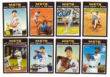2020 Topps Heritage 1-500 (w/ SP) - NEW YORK METS Team Set 