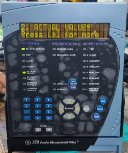 GE MULTILIN SR750 750-P1-G1-S1-HI-A20-R-E FEEDER MANAGEMENT RELAY