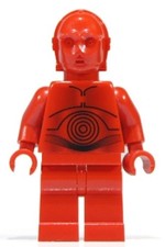 LEGO Star Wars - Minifigur R-3PO aus Set 7879 (roter C-3PO) - sw0344