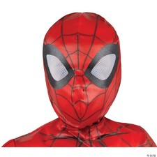 CHILD MARVEL SPIDERMAN FABRIC MASK SUPER HERO COMIC COSTUME JWC1332