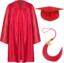 Kindergarten Graduation Cap and Gown Set with 2026 Charms Tassel Graduations Cap