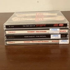 Lot Of 4 Testament CDs: Ritual Souls Of Black Best Of Practice What You Preach