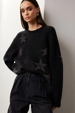 Image of BNWT ALL SAINTS  ‘Star Tinsel’  Jumper Size L RRP £139.00 