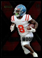 2021 Wild Card Matte X-Plode Elijah Moore Rookie Ole Miss Rebels #MXP-20. rookie card picture