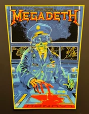 Megadeth - Holy Wars YELLOW Border Licensed WOVEN Back Patch SOLD OUT Direct