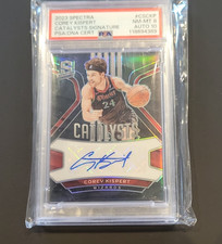 Panini Spectra 2023-24 Catalysts Signatures Prizm Kispert CS-CKP /99 Auto Wizar…