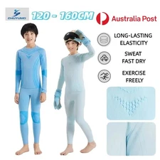 Kids Ski Thermal Underwear Winter Sports Base Layer Skiing Hiking Gear Quick-Dry