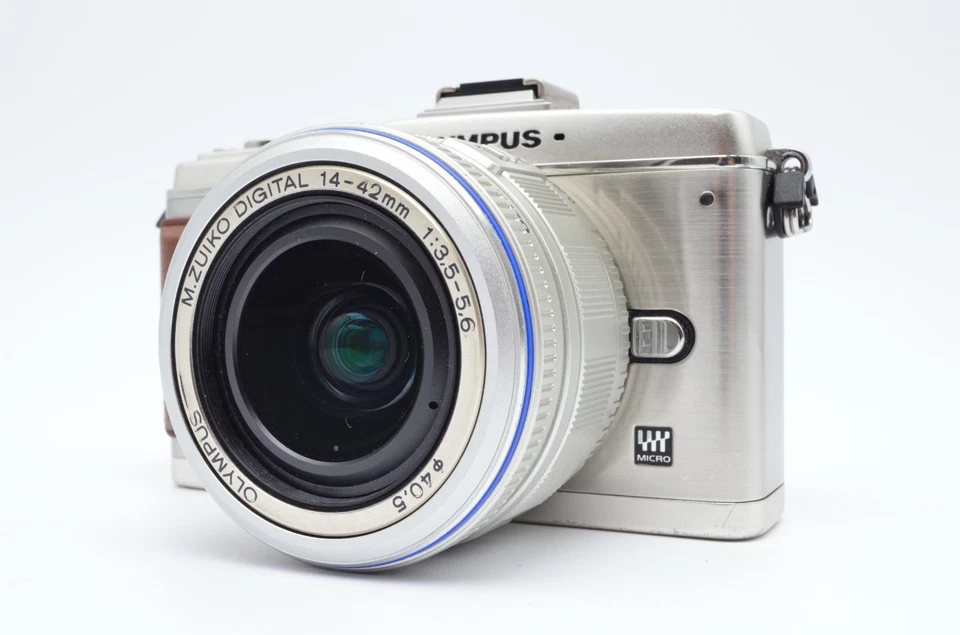 【MINT】 Olympus E-P2 Silver 12.3MP Mirrorless Camera w/lens S.C2138 Japan seller - Image 2 of 4