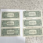US $1 Federal Reserve Note Banknote Lot of 6 One Dollar Bills Circulated — photo 2
