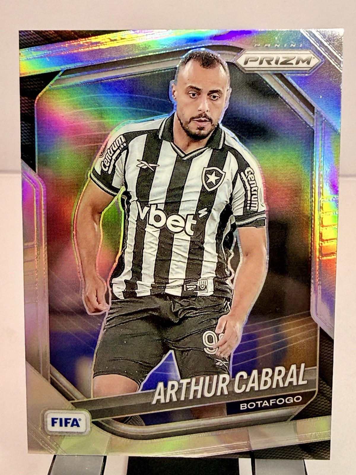 2025-26 Panini Prizm FIFA Prizm Soccer Arthur Cabral #67 Mosaic Botafogo