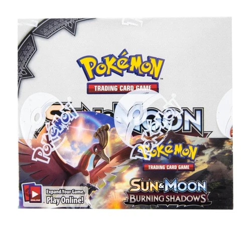 Pokemon Sealed Burning Shadows Booster Box (Video Pulled From A Sealed Case)