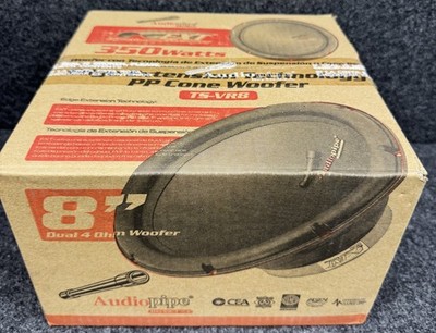 AUDIOPIPE TS-VR8  8 INCH SUBWOOFER NEW/OLDER INVENTORY/PRICED FOR CLEARANCE.
