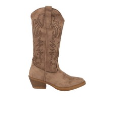 Roper Kit Laser Cowboy Womens Brown Casual Boots 09-021-1561-3844