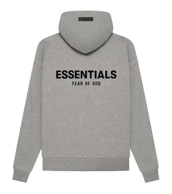 New Fear of God Essentials Hoodie 'Dark Oatmeal