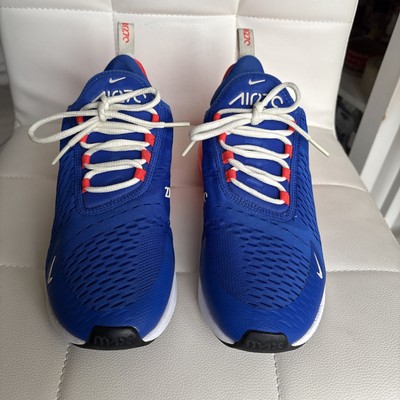 Nike Air Max 270 Hyper Royal Blue Bright Crimson Men's Sz 8.5 Read Description
