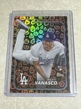 2024 Topps Update Jack-O'-Lantern Foil Ricky Vanasco #US38 - Los Angeles Dodgers