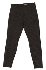 Liverpool Size 10 Black Gray Ponte Knit Skinny Pull On Pants Excellent Cond.
