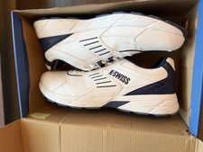 K-Swiss Men  s White/Blue Low Top Lace Up Athletic Sneakers New with Box