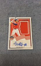 Judson Dowell 2025 USA Baseball Silhouettes Auto/Patch # 34/199 Cd USA-JD