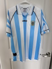 Argentina Men Soccer Football Jersey Shirt Men 1994 Vintage River Plate Messi