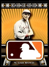 2010 Topps HTA George Sisler St. Louis Browns #HTA-6