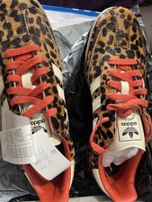 adidas Samba OG Red Leopard 2025-JI2734 Size 10