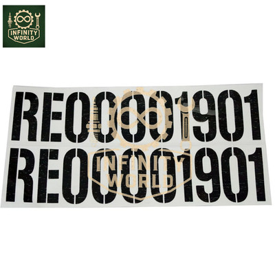 Fits For Royal Enfield RE00001901 Logo Fuel Tank Suspension Sticker Decal Set